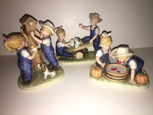Denim Days HOMCO Home Interiors Danny Debbie  1985 #1527 #8827 #8888 Seesaw