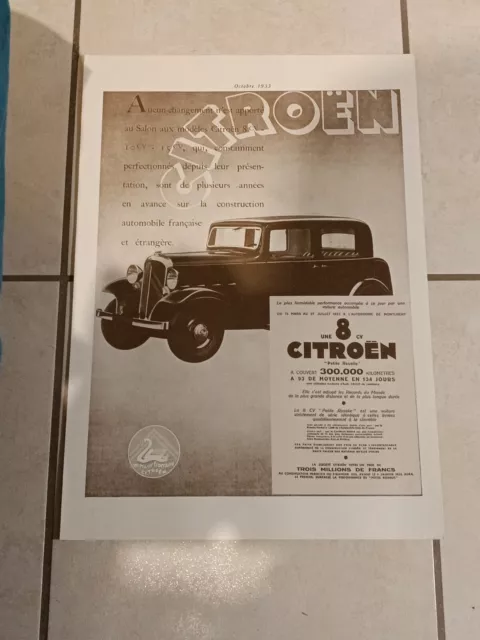 Liste des voitures anciennes de collection de l'année 1932 à 1933
