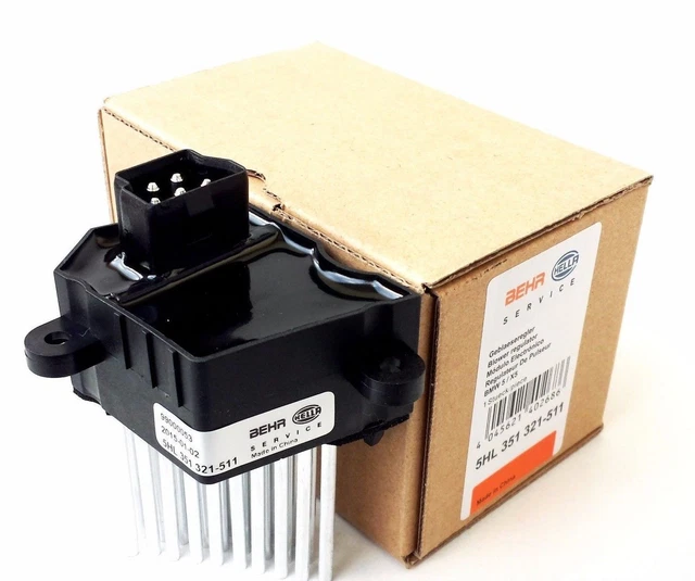 Gebläseregler Vorwiderstand Für Citroen Berlingo & Peugeot Partner 1.6HDi - 5-poliger Heizgebläsemotorwiderstand