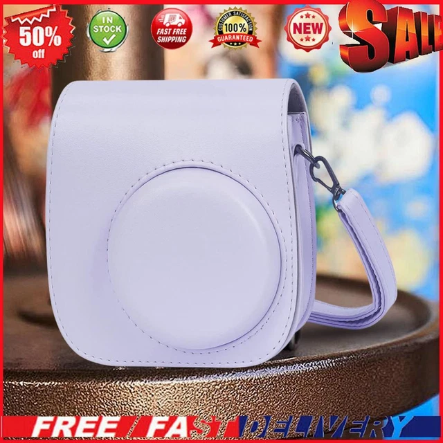 7 in 1 Camera Accessories Kit Album Camera Bag for Instax Mini 12 (Purple)