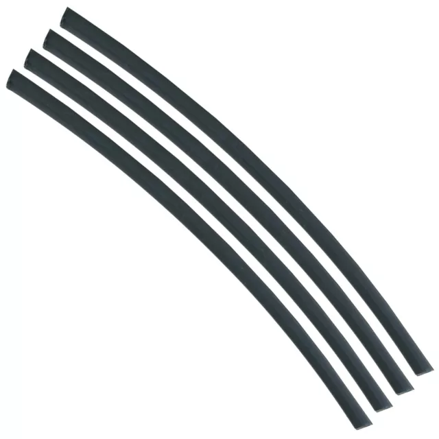 25 pies de tubo negro 1/4" envolvente no adhesivo de pared individual 2:1 - EE. UU. 2