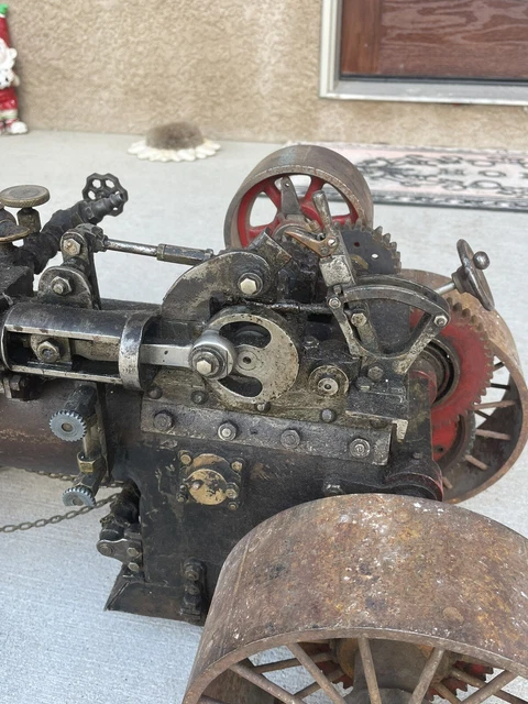 VINTAGE CASE STEAM Tractor Model Abe Steam Engine Tractor Engine Case ...