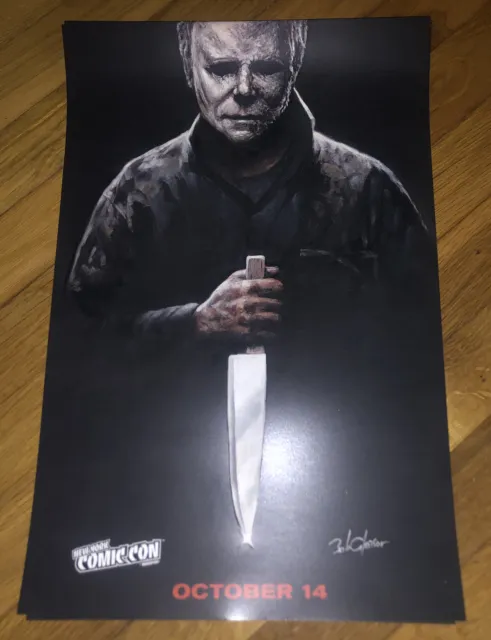 Nycc~2022 Halloween Ends Exclusive Promo Poster By Bob Gleason 11" X 17" New!