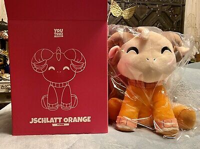 orange jschlatt plush