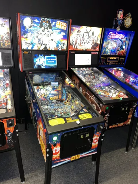 Star Wars Pro Comic Edition Pinball Rare Stern Free Shipping Out Of Production