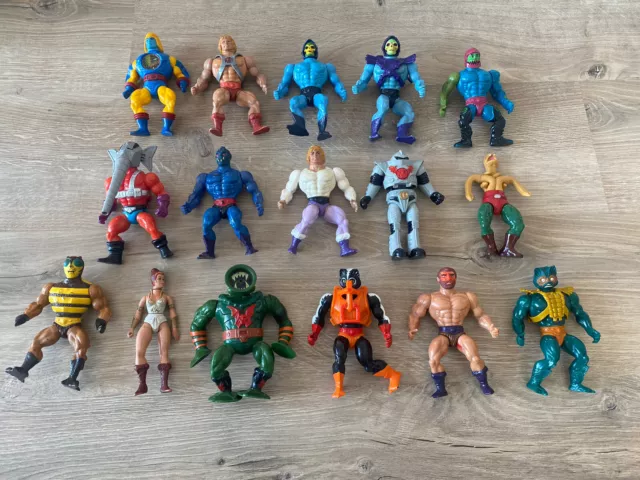 Master of the Universe 16x Figuren MOTU He-Man Vintage Retro