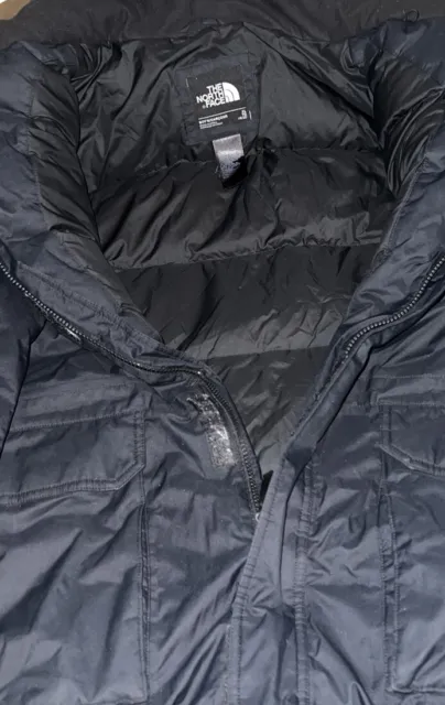 THE NORTH FACE Jacket Parka 550 Goose Down Boys Size XL Hooded Black ...