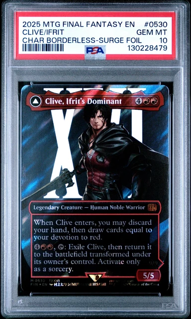 2025 MTG FINAL Fantasy Clive, Ifrit's Dominant/Ifrit, Warden Of Inferno ...