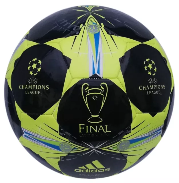Adidas Finale Champions League Fußball schwarz silber Größe 5 Ball Trainingsball