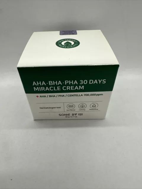 SOME BY MI AHA BHA PHA 30 Days Miracle Cream 60g US Seller Exp 04/5/2025