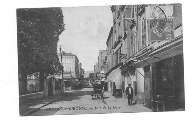 95 Cpa Ermont Eaubonne Rue De La Gare