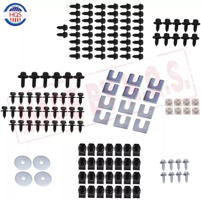 Front 162pc End Sheet Metal Hardware For Chevy Buick Pontiac Olds Chevelle Nova