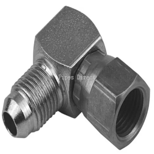 Equal JIC Male  37° Cone x JIC Swivel Female 90° Compact Elbow Hydraulic Adaptor