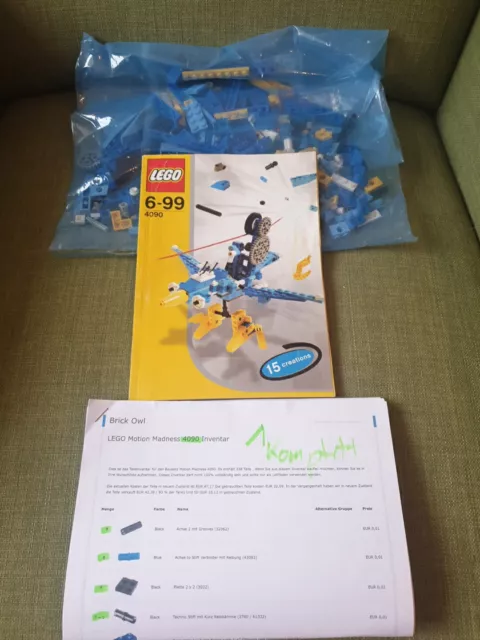 LEGO 4090 Creator - Motion Madness - Komplett mit Anleitung, ohne OVP - Top