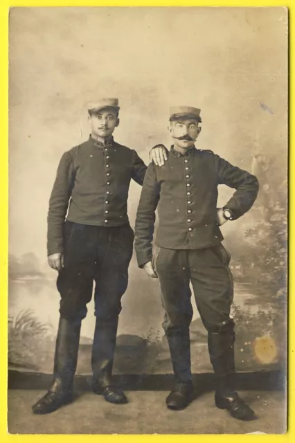 cpa Carte Photo MILITAIRES SOLDATS du 62e Régiment ...?  en 1916