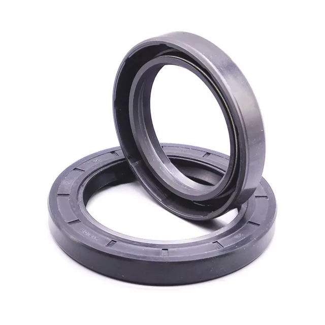 Oil Seal Rings NBR Double Lip Seal For Shaft ID30to40mm OD40to85mm Thick 7to12mm