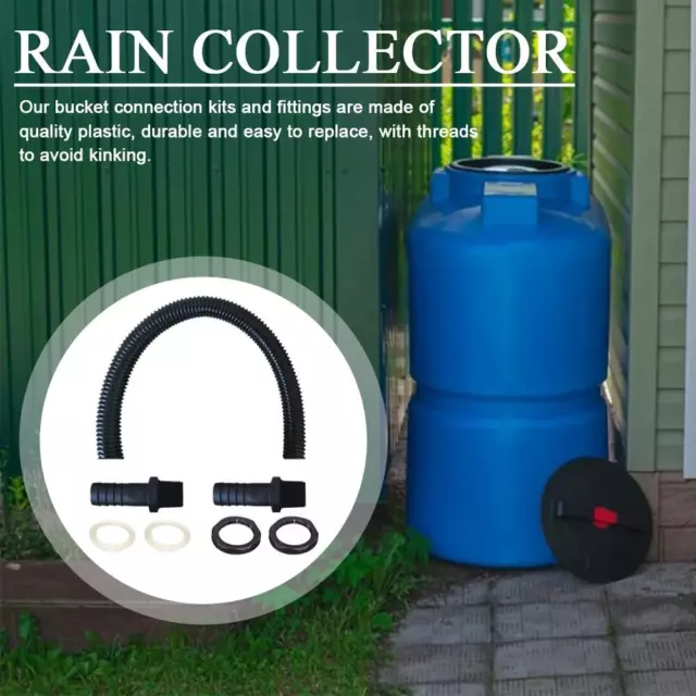 Rubber Hose Connected Rain Diverter For Efficient S9P3 Collection, Roof T2L L3D7