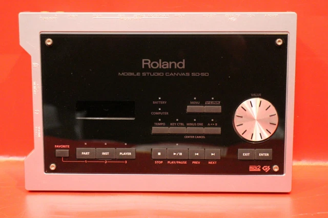 ROLAND SD-50 MOBILE Studio Canvas MIDI Sound Module MIDI Interface