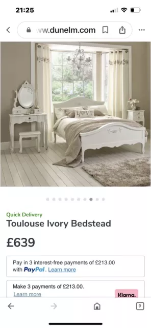 ROCOCO BEDROOM SET With Any size Any Color bed 3 500.00