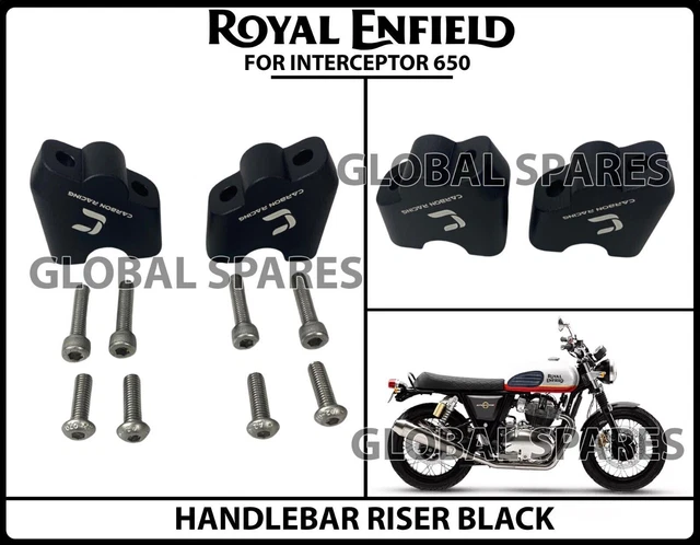 royal enfield interceptor 650 handlebar risers