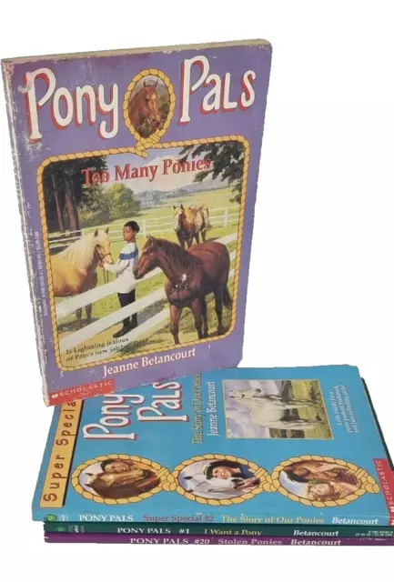 Pony Pals Books by Jeanne Betancourt x4 #1, 6, 20 & Super Special #2 (paperback)