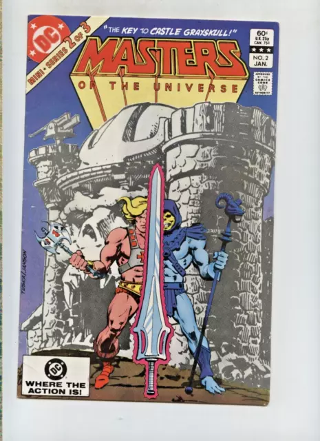 MASTERS OF THE UNIVERSE COMICS LOT 1982 - mini series  2 and 3 DC Comics