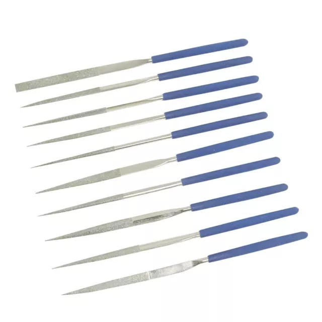 Silverline - Diamond Needle File Set 10pce - 10pce