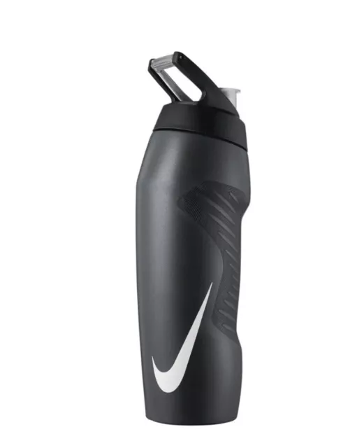Nike 32oz HyperFuel Water Bottle White / Black 