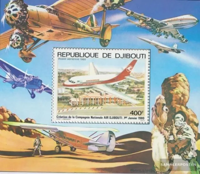 Dschibuti Block15A (kompl.Ausg.) postfrisch 1980 Gründung AIR DJIBOUTI