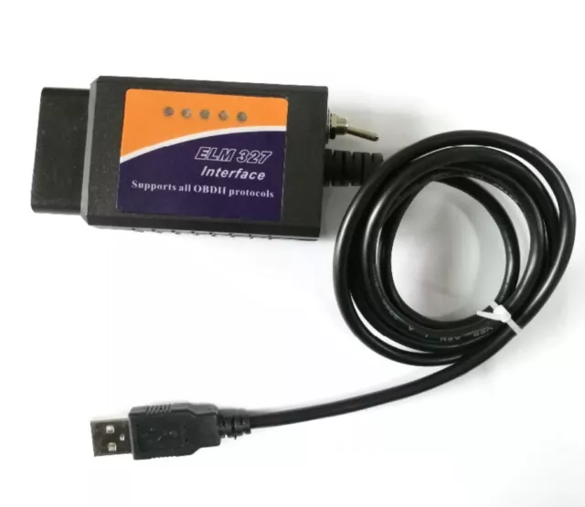 ELM327 V1.5 Forscan OBD2 USB Scanner For Ford Auto Diagnostic Tool HS/MS CAN
