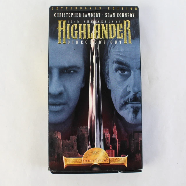 HIGHLANDER VHS 1996 10th Anniversary Directors Cut £5.42 - PicClick UK