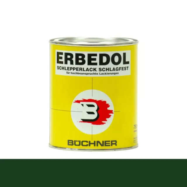 Büchner Erbedol Holder grün alt Lack Farbe Kunstharzlack SL6540 750ml