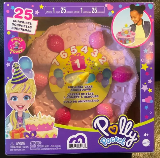 Polly Pocket Birthday Cake Countdown