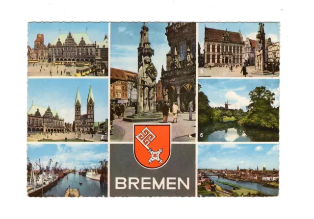 AK Ansichtskarte Bremen / Marktplatz und Rathaus / Roland +++