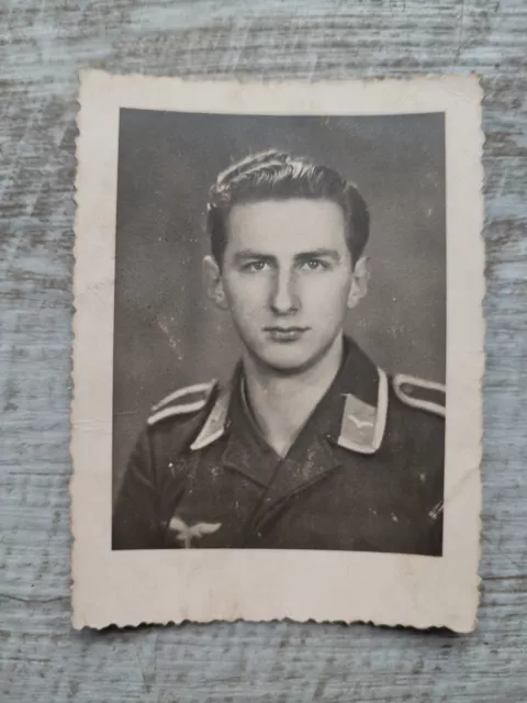 Soldat Kamerad Portrait Luftwaffe Wehrmacht 2.WK (6x8) Orig. Foto