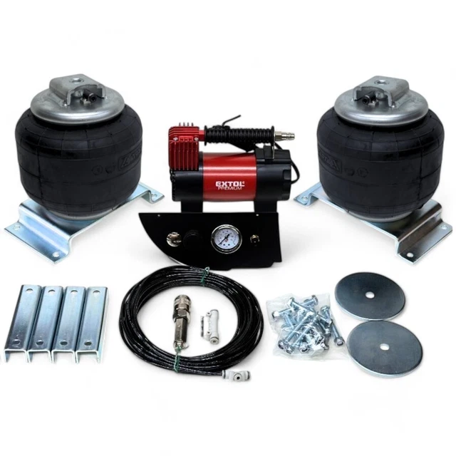Kit Complet Suspension Pneumatique + Compresseur 12V Pour Fiat Ducato / Citroën Jumper / Peugeot Boxer