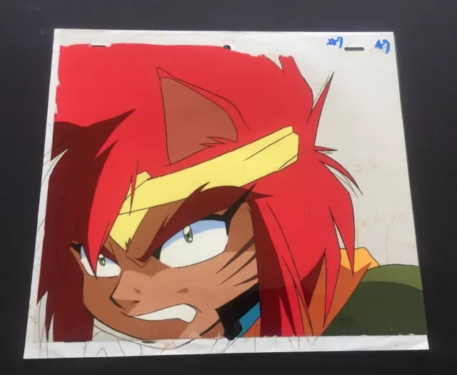 Densetsu No Yuusha Da Garn anime cel A1 w/ Genga ~ Ray Rohr Artifacts