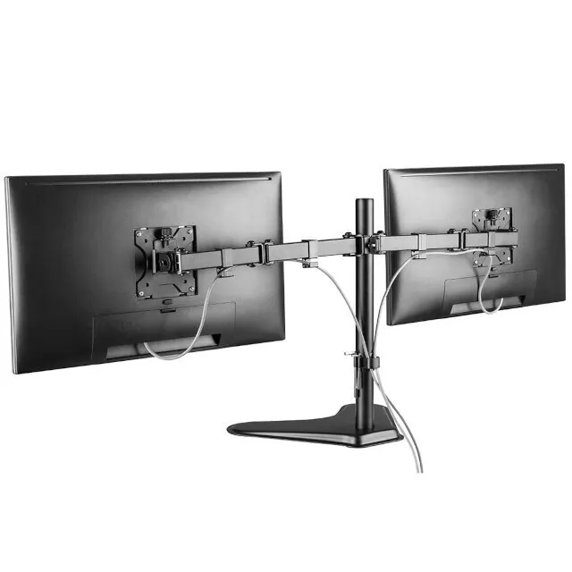 Dual Professional Dell P2311H 23-in FHD Monitor +articulating dual display mount 2