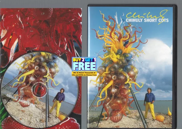 Chihuly Short Cuts (DVD 2004) 14 Short Films Chihuly Glass Disc & Cover Art Only