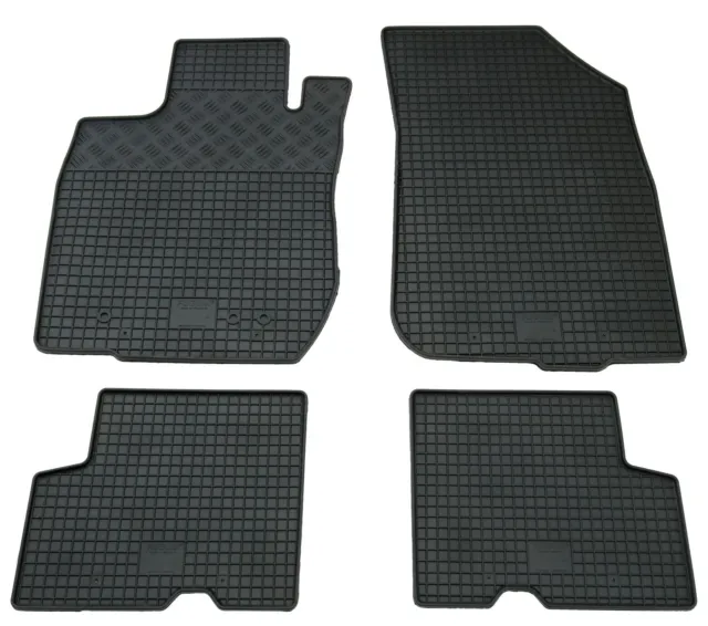 Gummifußmatten für Dacia Duster 1 2010-2018 Passform Fußmatten Gummimatten 4-tlg