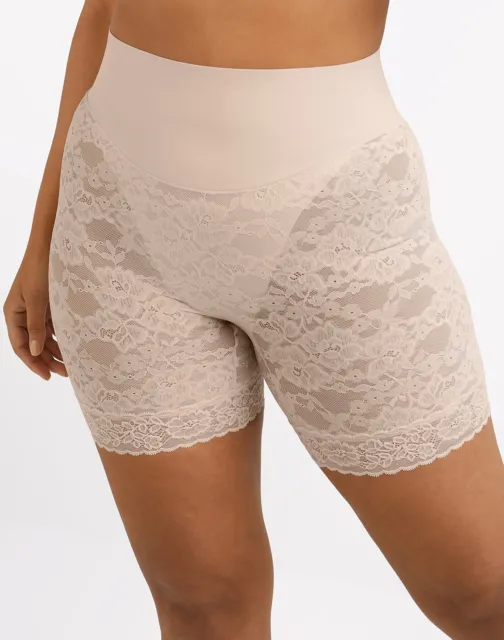 Maidenform Lace Shorty Womens Shapewear Cool Comfort Stretch Smart Control Waist