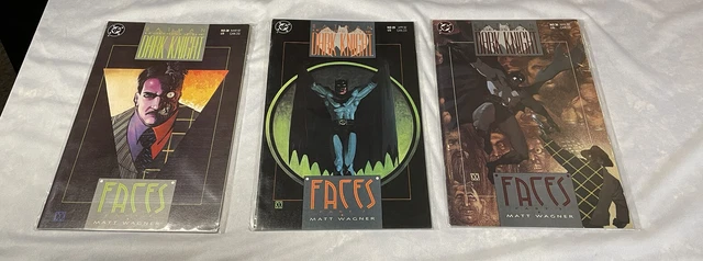 BATMAN Legends Of The Dark Knight #28-#30 Faces Full Set - Matt Wagner
