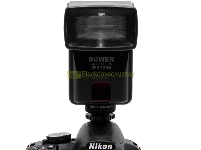 Nikon Flash Bower Auto Fucus SFD728N I-Ttl With Digitali. N° Guide 28 A 100 Iso