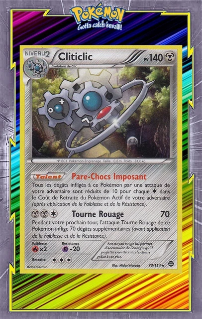 Carte Pokémon Française - Pyrax-XY11 : Offensive Vapeur - Non Gradée - État Lightly Played/Excellent