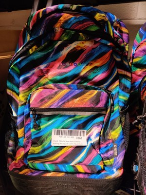 J World New York Sunrise Rolling Backpack 18 Tie Dye Soft Lines Flamingo Dia 53 00 Picclick Uk