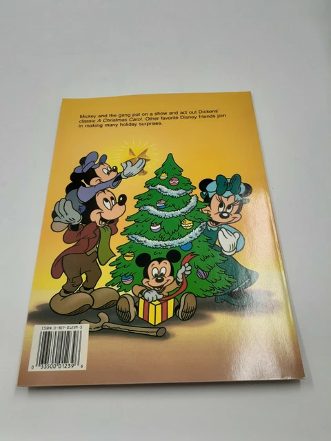 Golden Disneys Chirstmas Book Featuring Mickeys Christmas Carol Unused 2