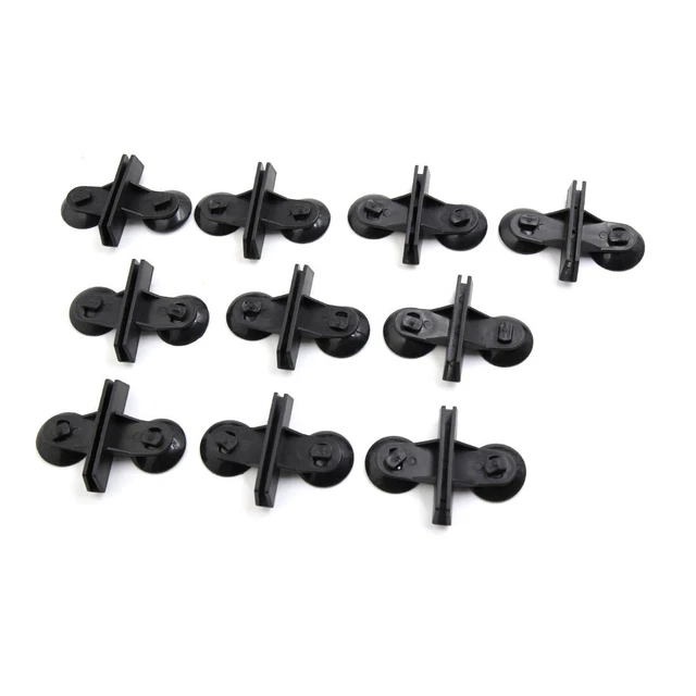 10pcs Black Sucker Clip Divider Sheet Holder Aquarium Fish Tank Accessories