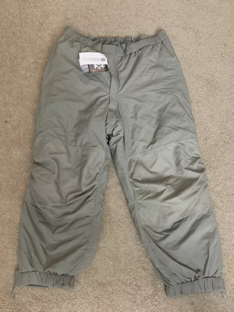 2 Primaloft Level 7 GEN III ECWCS Extreme Cold Weather Trousers USGI Large Reg