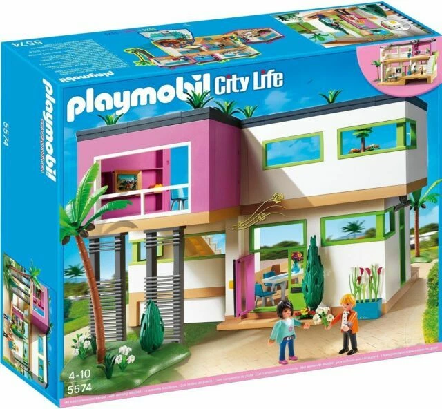 PLAYMOBIL CITY LIFE Moderne Luxusvilla (5574) Erweiterung 6389