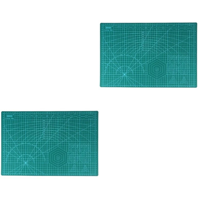 45x30cm Alfombra de Corte Doble Lado PVC Construcción Estera de Corte Autocurativa Duradera